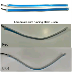 Lampu Alis DRL 30 cm Running Sepasang 2 Pcs Universal Bisa Motor - Mobil