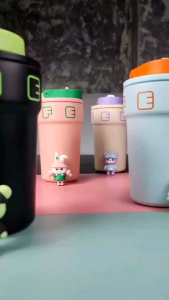 แก้วเก็บอุณหภูมิมีหน้าจอแสดงอุณหภูมิ 5 ชั้น รุ่นใหม่ HEAT X CUPเก็บความร้อนเย็นได้ยาวนาน