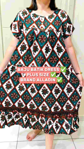 BATIK BAJU DRESS SUSUN / BAJU BATIK TIDUR FREE SIZE GOOD QUALITY