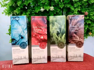 [TOP-UK] SỮA RỬA MẶT TRÀ XANH GREEN TEA 3W CLINIC HÀN QUỐC 100ML (DATE 2027)