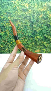 Pipa Kayu Nogosari Kombinasi Liwung Kelor Emas Hitam M43