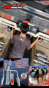 Futura header 432 pipa lilitan suara harley