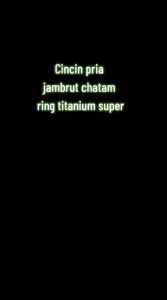 Cincin pria  jambrut chatam