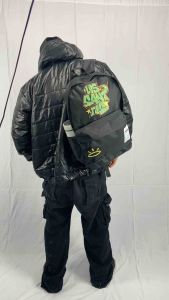 Losantos - Tas Ransel Pria LosantosGraff Black Free Sticker