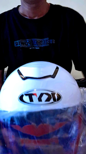 Helm Dewasa Halfface Kyt Kyoto Merek Friest Mirip 100% SNI Bonus Stiker