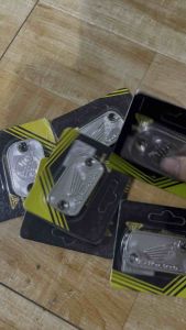 Nắp dầu inox 304 nguyên khối cnc gắn cho tất cả dòng xe Si Ex150 Vario honda lổ xéo Satria Sonic...