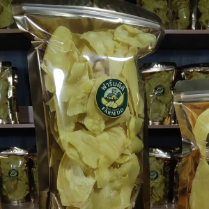 ทุเรียนยนทอด เกรด AB ถุง 200 กรัม สดใหม่ หอม กรอบ อร่อย ไม่เหม็นหืน ไม่อมน้ำมัน เคี้ยวมัน เคี้ยวเพลิน ส่งจาก อ.แกลง ระยอง ฟาร์มดีดีทุเรียนทอด