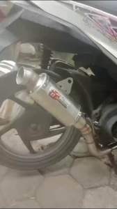Knalpot CLD C3 Bulat Untuk Motor Metic Beat Mio Vario Scoopy