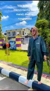 Jas Hujan Pria Dan Wanita Dewasa Stelan Baju Celana Bye Pamor