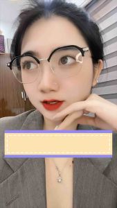 Kính vuông thời trang nam nữ hợp kim 5613A