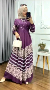 BEST SELLER GAMIS TWILL BUSUI FRIENDLY MODEL FLOY  Bahan Katun Twill Tebel dan Adem