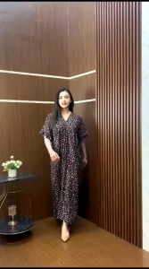 Dress Rayon//Dress pendek//Kanaya Dress//Longdress rayon motif terbaru