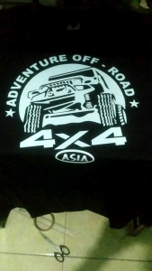 Baju Pria Terbaru ADVENTURE OFFROAD 4X4 Lengan Pendek Warna Hitam Navy Merah All Size