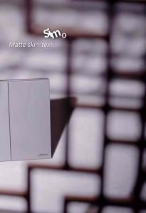 SIMON M7 Series AIR Switch Switches Ultra Thin / Platinum Grey / Frameless / Modern Switch Socket