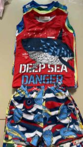 8-19kg đồ bộ mát cho bé trai thun thông hơi chất đẹp có lỗ nhỏ thoáng khí chất vải mềm mát 200