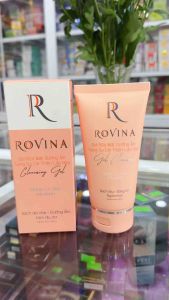Gel Rửa Mặt ROVINA Dưỡng Ẩm Sáng Da Cải Thiện Lão Hoá 150ml Trứng Cá Tầm -Trà Xanh