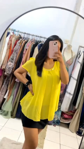 sale atasan kuning kode 015