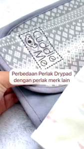Dry Pad Cuddle Me Perlak Lembut Anti Air Untuk Baby Ibu Hamil Lansia Mattress Protector