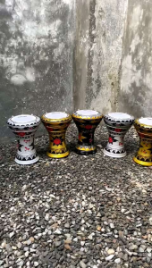 Darbuka marawis dumbuk batu hadroh ukuran 6 inch mainan anak anak