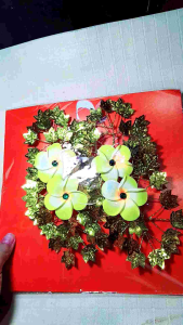 hiasan samping sanggul kamboja kuning best seler