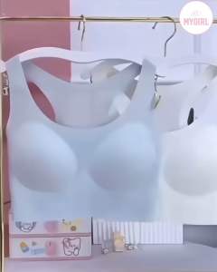 Teenager Kids Student Developing Ice Silk Sport Training Seamless Bra少女内衣 女童内衣 冰丝 运动 背心Baju Dalam 11-16 Years Old Girl