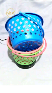 (1 PCS) KERANJANG BULAT MAINAN ANAK / KERANJANG ULANG TAHUN / KERANJANG SABUN / KERANJANG SOUVENIR