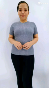 RM Women Casual Round Neck Knitted Blouse 807