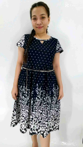RM women fashion printed dress#65213