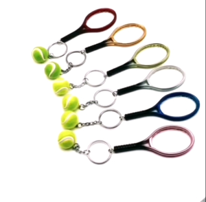 🛒🛒พร้อมส่ง🛒🛒จำลองไม้เทนนิสจี้โลหะ ขนาดเล็ก มินิเทนนิส การแข่งขัน ที่ระลึก ขวัญเล็กๆ สร้างสรรค์พวงกุญแจ