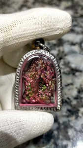 Pink Leklai Pendant 粉色力泥吊坠(Top Grade顶级) Leklai Amulet 马来西亚力泥 100% Natural Leklai Malaysia