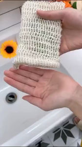 简约万用优质网棉布香皂袋（一袋5个）（现货）