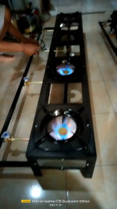 Kompor seblakhot plategami cobek bakar 3 tungku api semawar