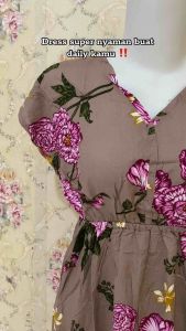 Daster Bali Dress Manohara Motif Bahan Rayon