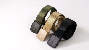 Rhodey Tali Ikat Pinggang Pria Anti X-Ray Plastik Automatic Buckle - 899