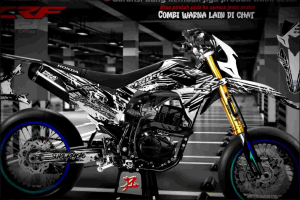 Desain Stiker Full Body Motor Honda CRF & Variasi Hayabusa