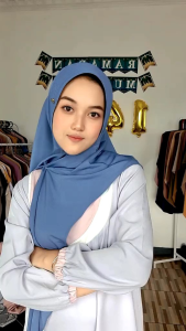 hijab alwira segitiga instan Haura non pet jersi super