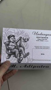 Blangko Undangan Kosong Pernikahan Erba Kartu BLANKO Khitanan 88164 (5 Lembar atau 100 Lembar)