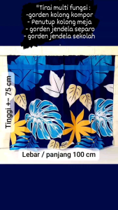 Gorden Kolong Dapur & Tirai Kolong Kompor