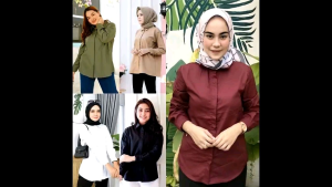 KEMEJA KERJA WANITA POLOS BASIK/ KEMEJA FORMAL WANITA / KEMEJA POLOS