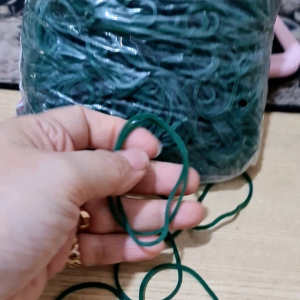 karet gelang HIJAU BESAR / karet uang barang serbaguna 500gr
