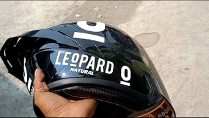 HELM MOTIF REDBULL DEWASA PRIA WANITA SNI PAKET GANTENG SPOILER KACA/VISOR FLAT IRIDIUM SMOKE/SILVER