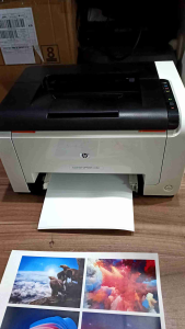 Printer Warna Siap Pakai Toner full 100% hp laserjet cp1025