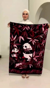 PROMO HARI INI: Sarung Anak Gambar Panda & Bahan Rayon Warna Warni