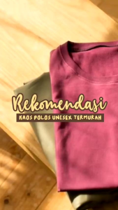 Paket 4 Kaos Polos Hitam Putih Maroon - Hanya 100rb