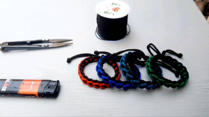 Mariinz - Gelang Simple Pria dan Wanita Bracelet Motif Rajut Warna