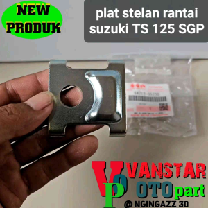 Plat Setelan Rantai ORI TS Satria Hiu Lumba 2Tak Yamaha 125Z Tiara S 1Pcs