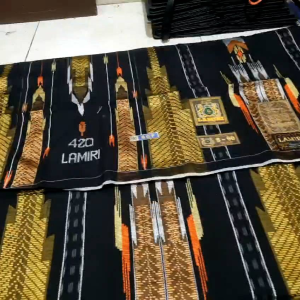 SARUNG LAMIRI TIPE SGF JAHITAN TENGAH FULL SONGKET SUTRA MESRES (SUTRA 50%) BISA COD