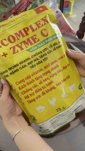 B Complex Zyme C (100gram) giúp tăng trọng chóng còi tăng đề kháng cung cấp men vi sinh tiêu hoá tốt thức ăn cho gà gia cầm gia súc.