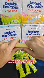 Sandwich Rice Crackers 300g (Milk / Seaweed / Cheese / Salted Egg Yolk)