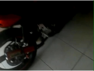 Knalpot NINJA 2TAK BELANG HITAM MERAH